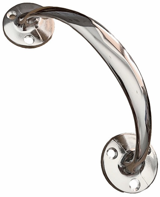 Chrome Metal Pull Bow Handle - Wardrobe Cabinet Cupboard Drawer 150mm/6"