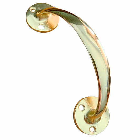 Brass Metal Pull Bow Handle - Wardrobe Cabinet Cupboard Drawer 150mm/6"