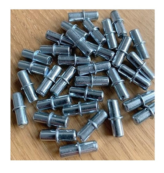 5MM Shelf Bracket Supports Plug in PIN Steel PEGS Kitchen Cabinet Cupboard Shelf Pack of 12