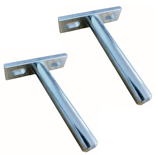 80mm Floating Shelf Bracket, Hidden Fixing Mount for Shelves Brackets Concealed Pack of 2