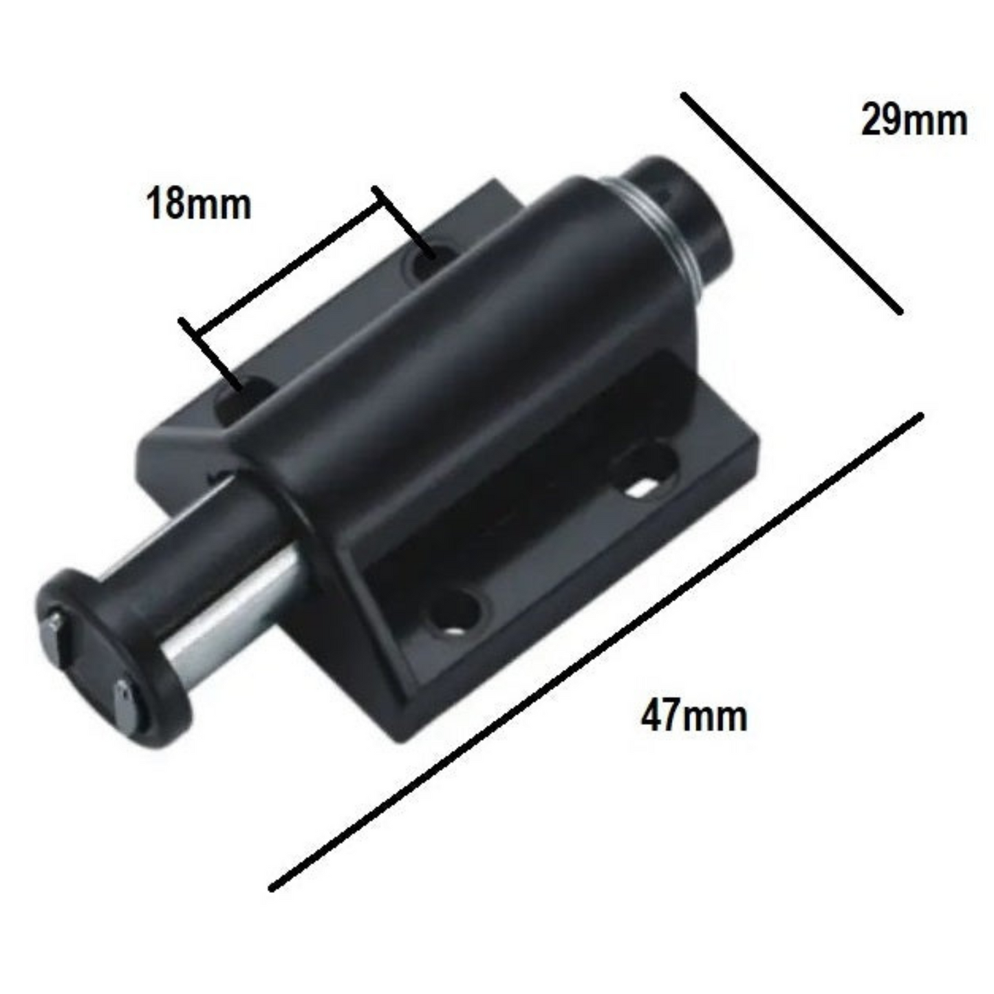 Magnetic Pressure Catch Push To Open Latch