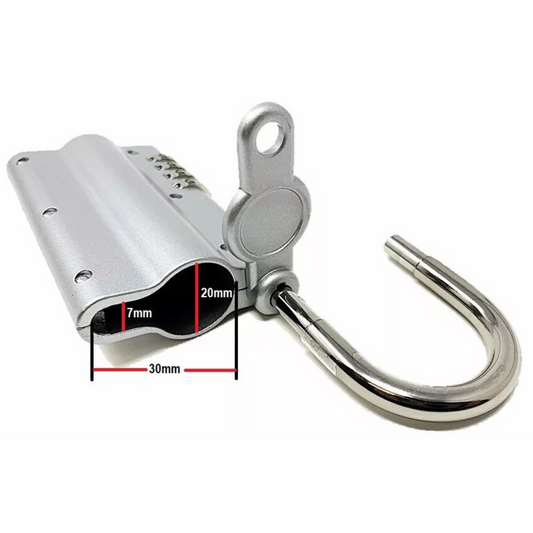 Padlock Combination Lock Key Storage Case Box Safe Security Hidden Stash