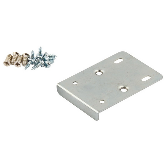 2 x Cabinet Hinge Repair Plate + Mounting Screws