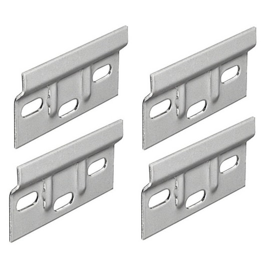 4 x Kitchen Cabinet Hanging Bracket Plate 63 x 38mm