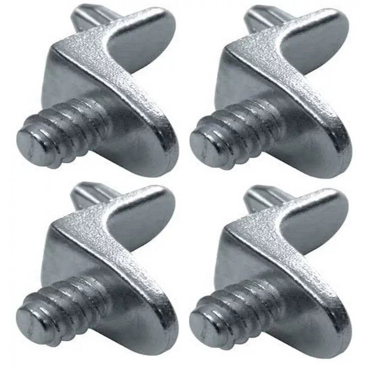 4 x Small Metal Shelf Bracket for Wooden Shelves