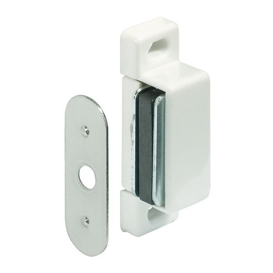 Magnetic Catch Cupboard Door Latch Cabinet Catch Magnet Strong Brown or White
