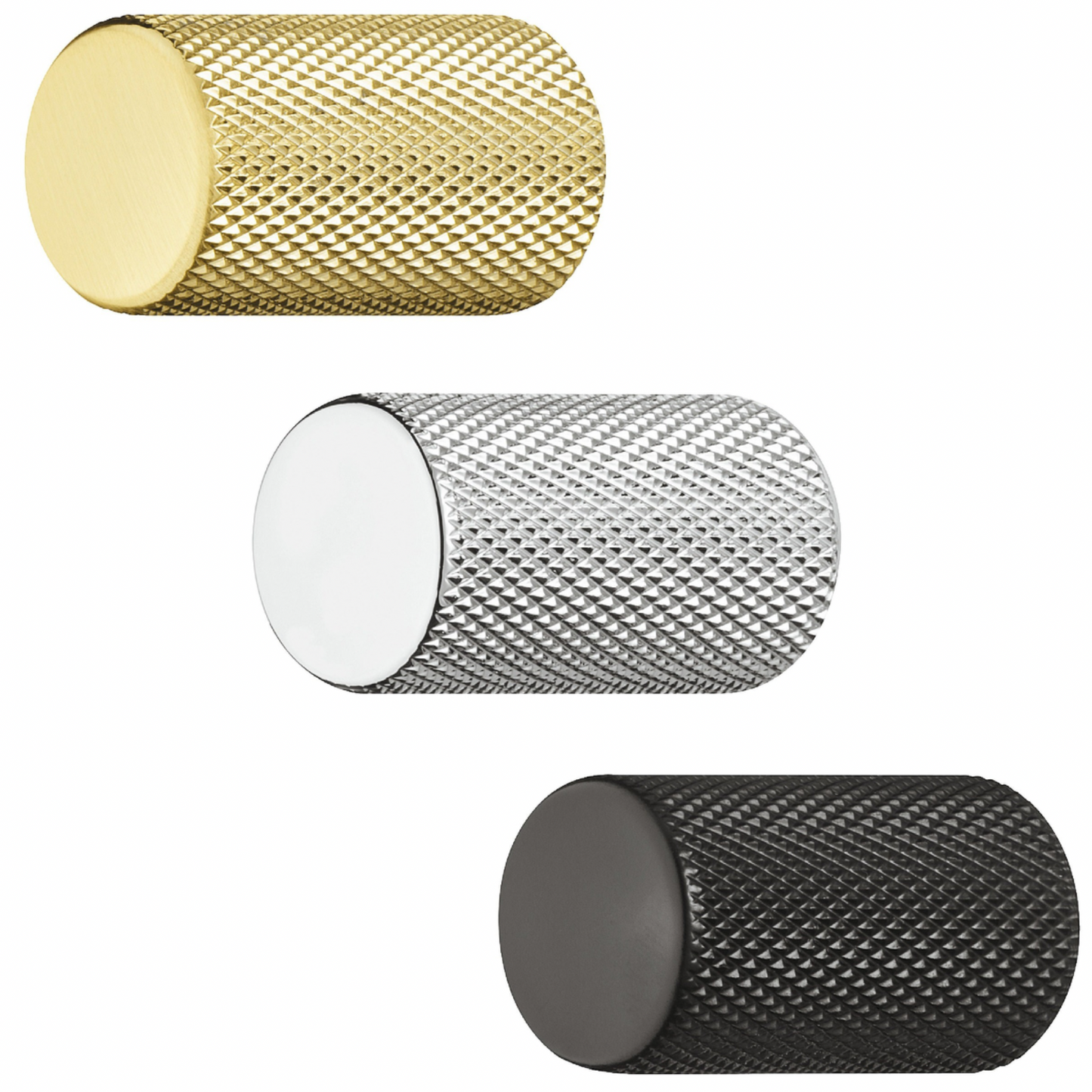 Alloy Knurled Knob for Kitchen Cabinet, Drawer, Cupboard Handle