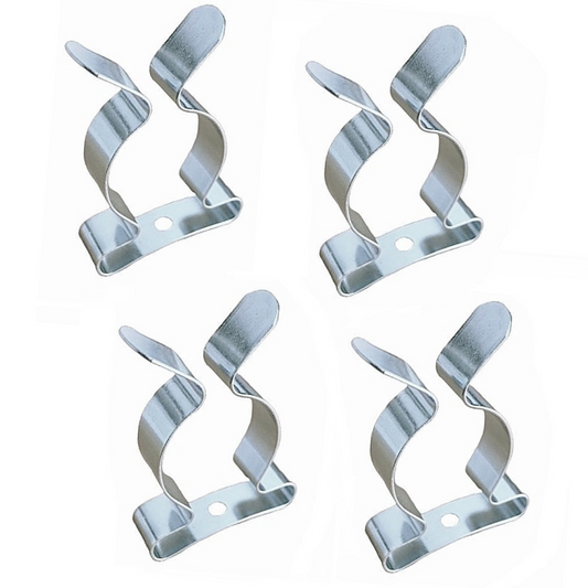 Pack of 4 Tool Spring Terry Clips 12mm - 38mm