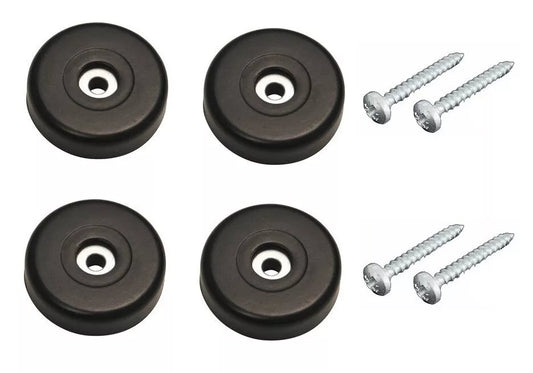 4 x Rubber Feet Large Low Profile 38mm x 10mm Furniture, Amp, Flight Case Audio