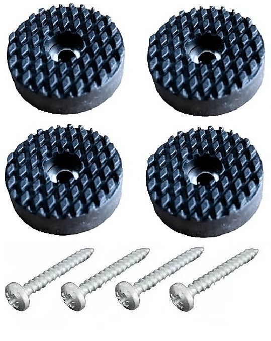 4 x Rubber Feet 30mm x 10mm Furniture Speaker Cabinets Flight Cases Amplifier SC1021