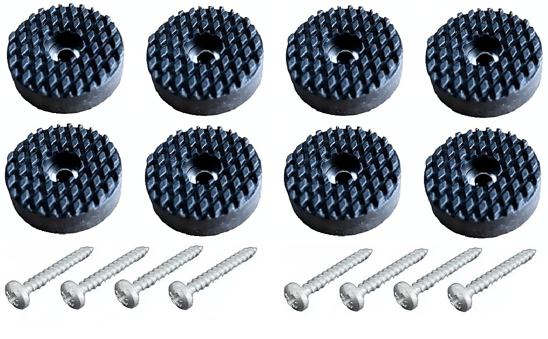 8 x Rubber Feet 30mm x 10mm Furniture Speaker Cabinets Flight Cases Amplifier SC1021